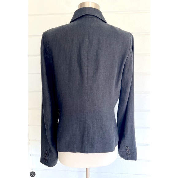 NYGARDSANNA 100% Linen Blazer in Midnight - 36/ US S (4-6) - Picture 3 of 14
